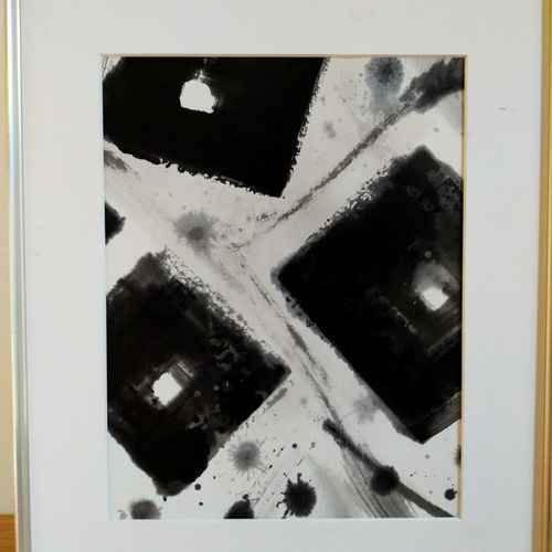 荒井克典 水墨画 抽象画 原画 2013 絵画 KAMKAG 通販 9584339