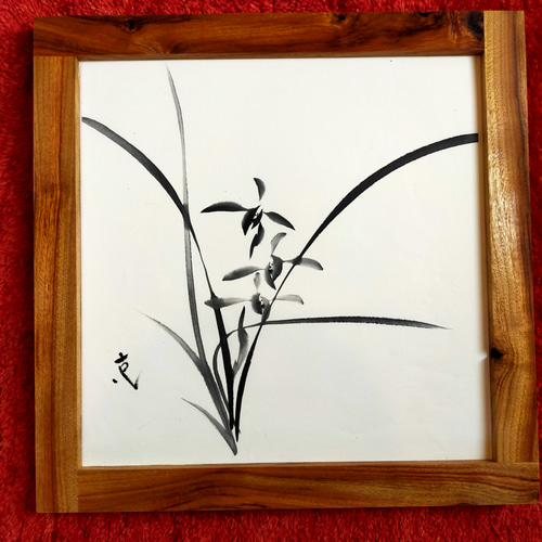 荒井克典 水墨画 原画 「春蘭」 絵画 KAMKAG 通販 9804011