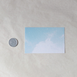 43:雪降る空のメッセージカード【5枚入り】 7枚目の画像