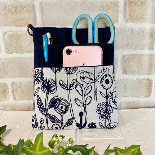 ミナペルホネン オーガナイザー ハンドメイド ショルダーバッグ