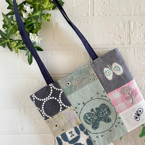 ミナペルホネン A4肩がけバッグ エコバッグ・サブバッグ ユーカリ 通販