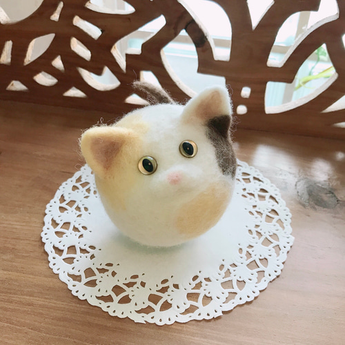 まんまる猫 起き上がりこぼし 三毛猫 おもちゃ・人形 LITTL *TEN まんまる猫 起き上がりこぼし 三毛猫 おもちゃ・人形 LITTL *TEN