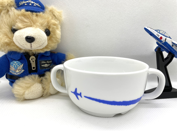 【1周年SALE】C-37 ブルーインパルス　スープカップ 2000円→1500円 1枚目の画像