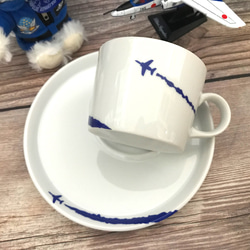 C-6 ブルーインパルス　マグカップ&ソーサーセット③ 2枚目の画像