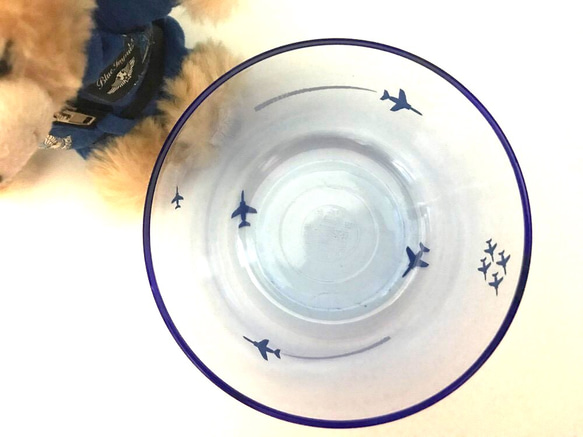 B-8 ■ブルーインパルス　ガラス鉢② 2枚目の画像