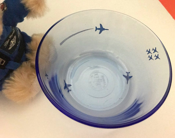 B-8 ■ブルーインパルス　ガラス鉢② 3枚目の画像
