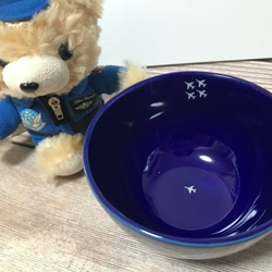 【予約受付】ブルーインパルス　瑠璃色お茶碗　受注製作 2枚目の画像