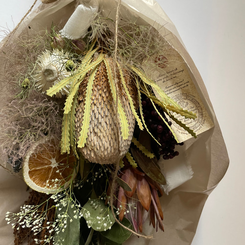 2束限定✿ドライフラワースワッグ 45㎝ ドライフラワー bloom-wish  