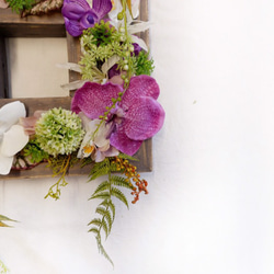 送料無料✿木枠に入った植物たち～flower～ 3枚目の画像