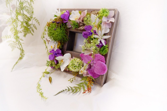 送料無料✿木枠に入った植物たち～flower～ 4枚目の画像