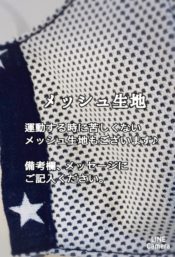 【☆送料無料✫】お好きな柄 ２枚で770円♪キッズマスク 幼児〜低学年 ダブルガーゼ メッシュ 選べる裏生地 5枚目の画像