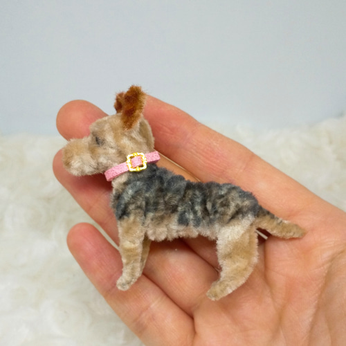モールアート ヨークシャーテリア 犬 モールベア ドール ミニチュア