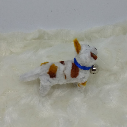 モールアート 三毛猫さん（首輪青） モールベア ドール その他