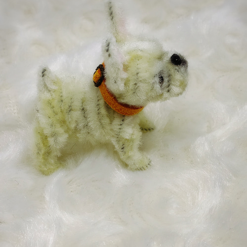 ミニチュア＊小さなフレンチブルドッグモールアート ミニチュア＊小さなフレンチブルドッグモールアート - メルカリ