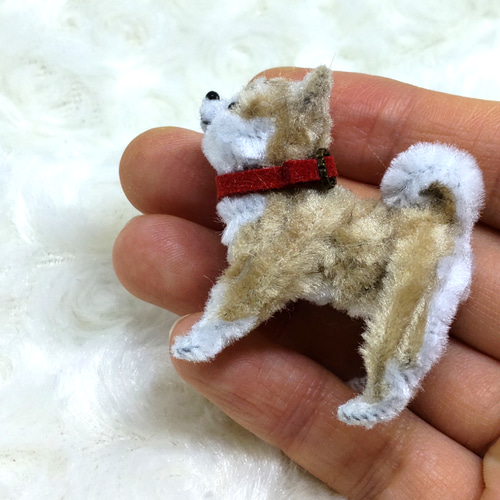 極小豆柴犬モールアート