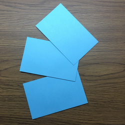【送料無料】虹のミニメッセージカード　3枚セット(封筒・シール付き)【紙刺繍】 2枚目の画像