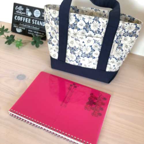 美品＊希少☆EILER ミルフルール柄 トートバッグ　花柄　イエロー　舟形 いちご柄トートバッグ フナガタトートバッグ いちごモチーフ 苺