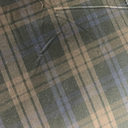 ハンドメイド　ダークカラー　播州織　タータン　チェック　シャツ　スカート　パンツ　秋冬　コットン　アウター　 6枚目の画像