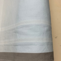 播州織　シーツ　大柄　キッズ　　ハンドメイド　手作り　スカート　ふさ付　寝具　マスクケース　夏　エプロン 8枚目の画像