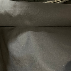 播州織　和紙　コットン　蒸れない　濃いカーキ　軽い生地　吸水速乾　パンツ　シャツ　ハンドメイド　手作り 3枚目の画像