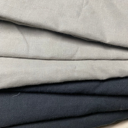 播州織　和紙　コットン　蒸れない　濃いカーキ　軽い生地　吸水速乾　パンツ　シャツ　ハンドメイド　手作り 6枚目の画像