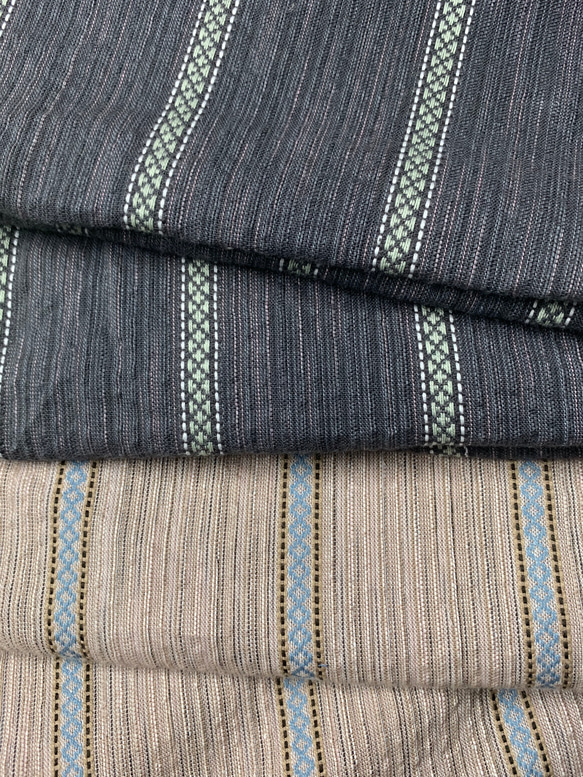 播州織り　かすり　しじら織り　変わり織り　ハンドメイド　手作り　パンツ　スカート　シャツ　おしゃれ　 8枚目の画像