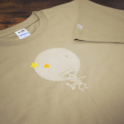 刺繍アレンジ★T-shirt／アフロだった人（レギュラーフィット）4色展開 4枚目の画像