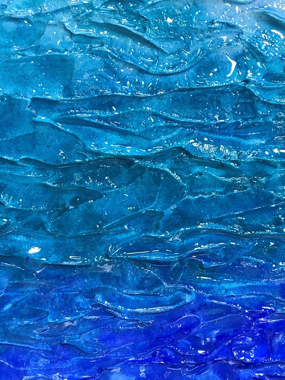 原画　「Under water F0-0731」F0サイズ　海の中の絵、一点物です。 2枚目の画像