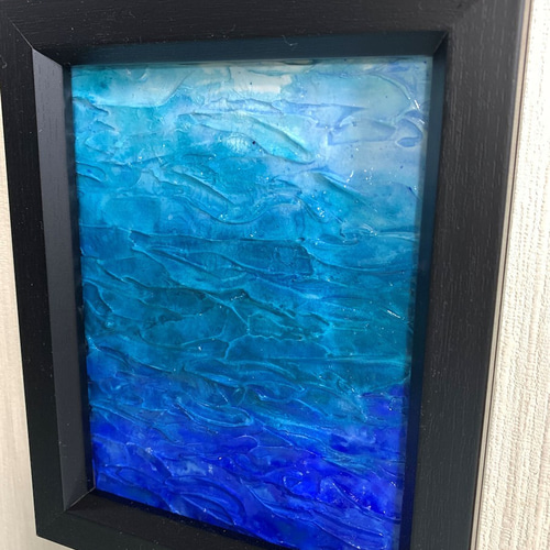 原画 「Under water F0-0731」F0サイズ 海の中の絵、一点物です 原画 「Under water F0-0731」F0サイズ 海の中の絵、一点物です