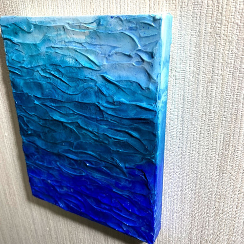 原画 「Under water F0-0731」F0サイズ 海の中の絵、一点物です 原画 「Under water F0-0731」F0サイズ 海の中の絵、一点物です