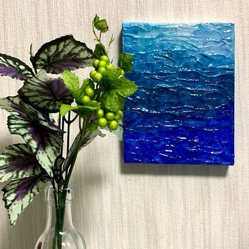 原画 「Under water F0-0731」F0サイズ 海の中の絵、一点物です 原画 「Under water F0-0731」F0サイズ 海の中の絵、一点物です