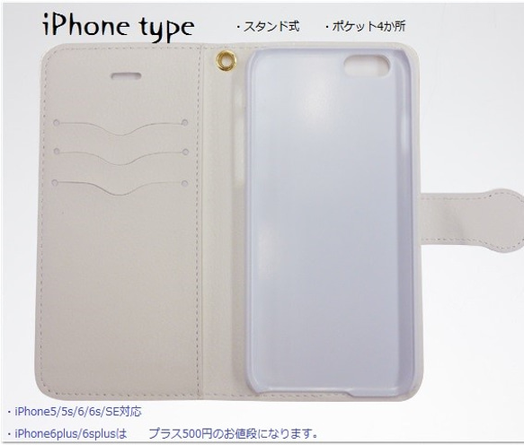 再販2【受注生産：送料無料】iPhone/Android スタンダードタイプ手帳型ケース　チェック柄（赤×青系）　 2枚目の画像