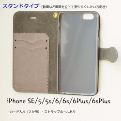 再販5【受注生産】　キャンディ（オフホワイト）　iPhone手帳型ケース 4枚目の画像
