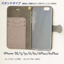 [高品質型] &lt;代表作：若衝伊藤“木花野生動物數字屏幕”&gt; iPhone對應筆記本型外殼 第3張的照片