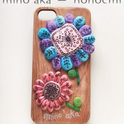 天然木材的[IPhone木殼]硬殼«mino&#39;aka =微笑②» 第2張的照片