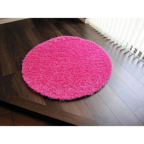 円形 直径1m（100cm）人工芝 ピンク 芝生マット 屋内用、屋外用、自由
