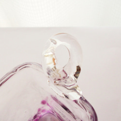 吹きガラス　四角い花瓶 4枚目の画像