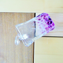 吹きガラス　四角い花瓶 6枚目の画像
