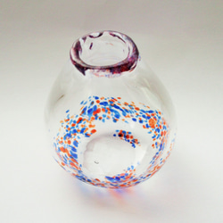 吹きガラス　花瓶 3枚目の画像