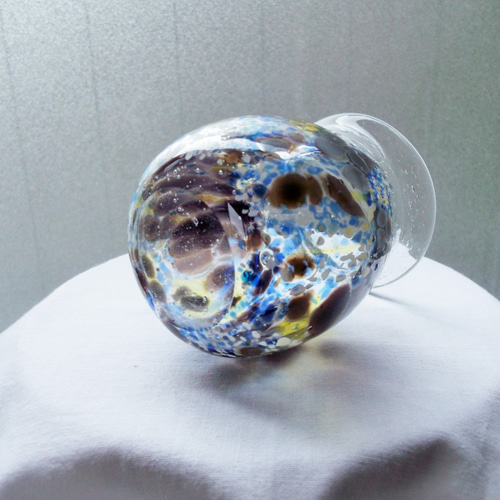 吹きガラス　花瓶　レースガラス 372303top.jpg