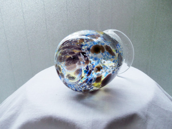 吹きガラス　花瓶 2枚目の画像