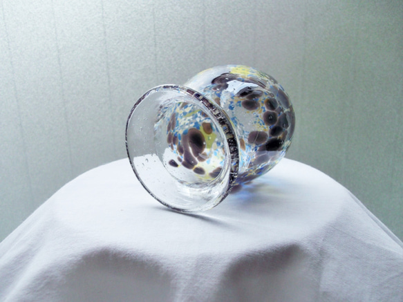 吹きガラス　花瓶 4枚目の画像