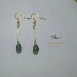 Olive 雫のピアス 2枚目の画像