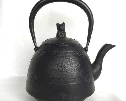 及源　南部鉄器　ねこ　急須　鉄瓶　美品 及源 オイゲン 南部鉄器黒猫急須 【川崎野川店】｜2018年01月20