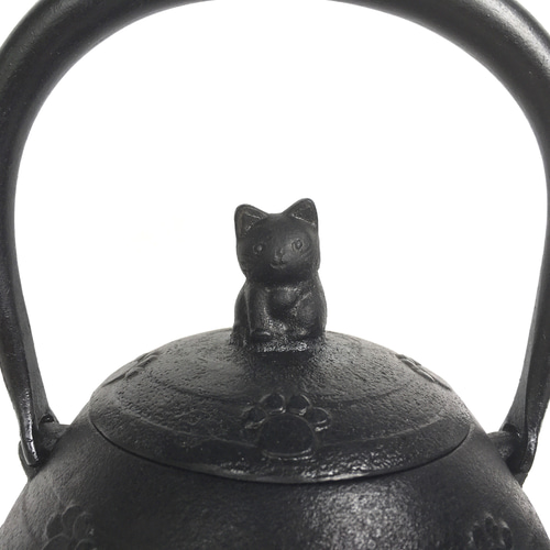 南部鉄器 鉄瓶 ねこ 1.2ℓ その他キッチン小物 南部鉄器工房村咲