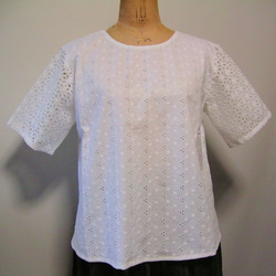 cotton　Allover-lace-blouse 1枚目の画像