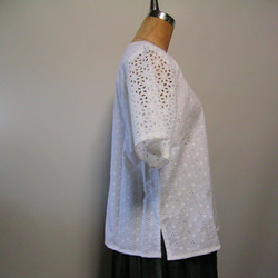 cotton　Allover-lace-blouse 6枚目の画像