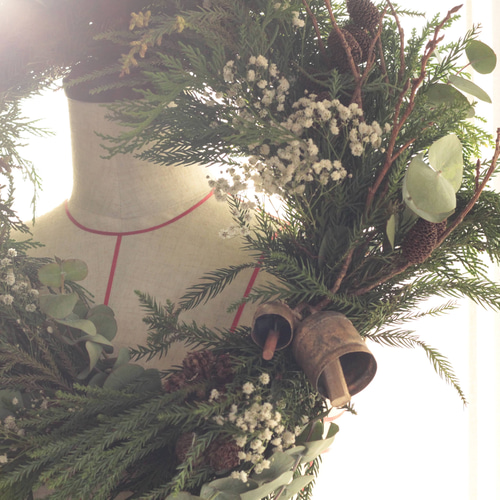 受注生産作りたてをお届け】大きなフレッシュリース フレッシュ