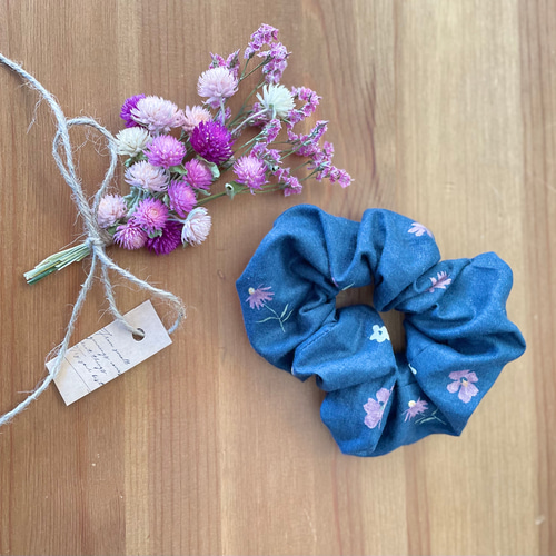 【鮮やかなフローラル柄◆】夏の装いに☆ LouisVuitton シュシュ お花柄のシュシュ シュシュ infinity 通販 12723630｜Creema
