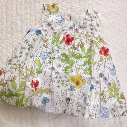 リバティ イルマのバルーンワンピース 子供服 infinity 通販｜Creema 